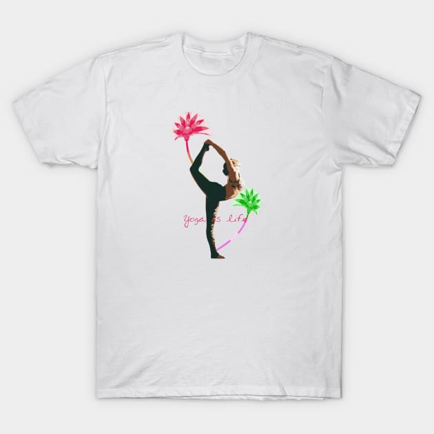 yoga lover T-Shirt by siano